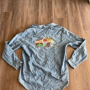 True Y2K Nickelodeon Rugrats Denim button up